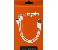 Cph Orange - 3 for 99 - 3-in-1 USB Kabel