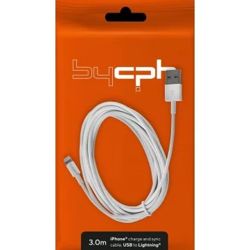 Cph Orange - 3 for 99 - Iphone Opladekabel - USB (3.0M)