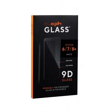 Bycph Pro Glas - iPhone 6+,7+ & 8+ (Hvid) - Ta 2 for 139