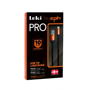 Bycph Pro - USB til Lightning Kabel (1.0mtr)