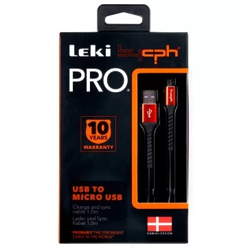 Bycph Pro - Micro USB til USB Kabel (1.0mtr)