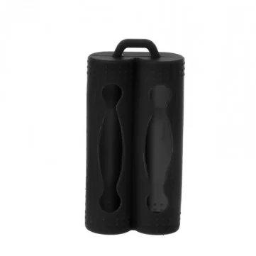 Silicone Etui til 2x18650 batterier