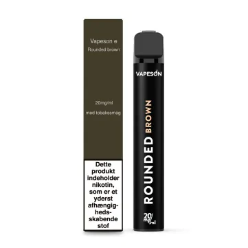 Vapeson E Disposable - Rounded Brown 20mg