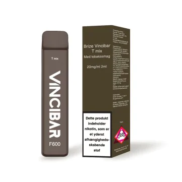ZOVOO Vincibar Tobacco Twist 20mg.