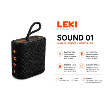 LEKI SOUND 01 Mini Bluetooth Højttaler