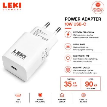 LEKI Power Adapter 10W USB-C